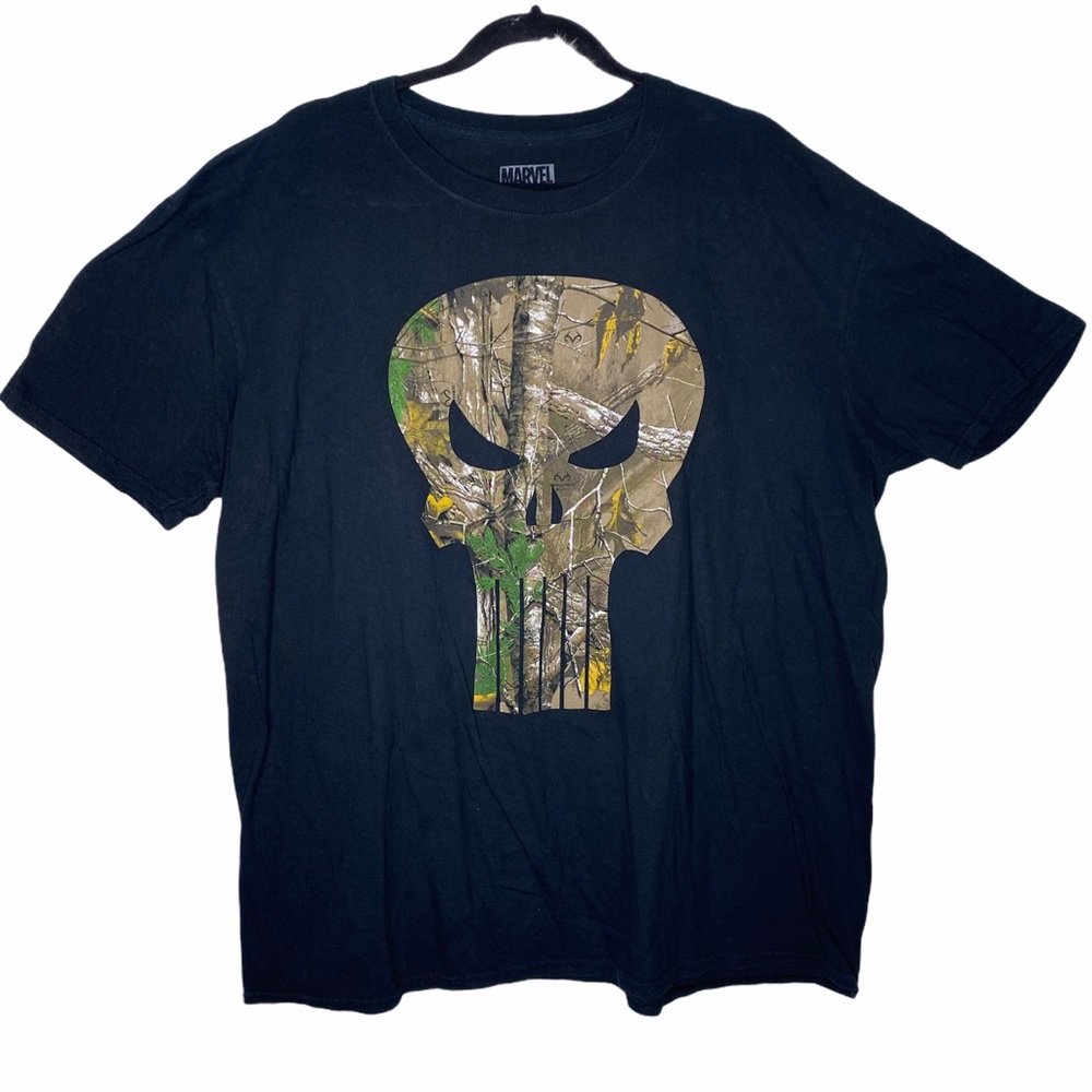 Marvel Punisher Camo T-Shirt Size 2XL